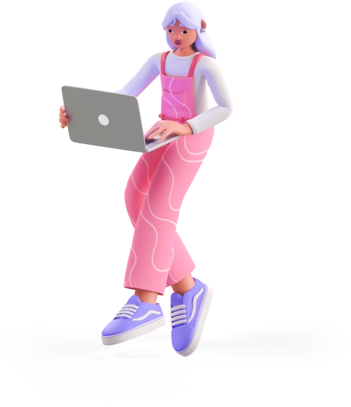 Personaje trabajando